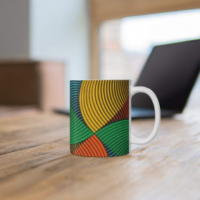 Ceramic Mug – Geo Swirl