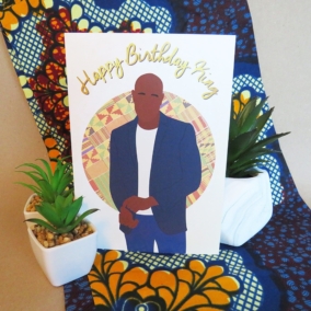 Black Man ‘Issac’ Birthday Card