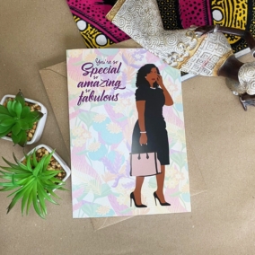 Black Mother’s Day Card – Mother with Bag