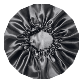 Krafts by Kerry Luxury Satin Bonnet – Black