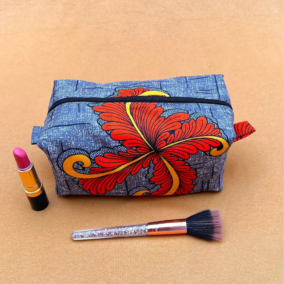 Cuboid Cosmetic Bag / Wash Bag – Grey