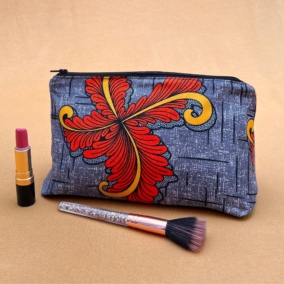 Triangular Cosmetic Bag / Wash Bag – Grey
