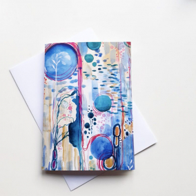 ‘New Life’ Abstract Greeting Card for All Occasions