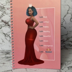 A5 affirmations journal notebook pink ladies women